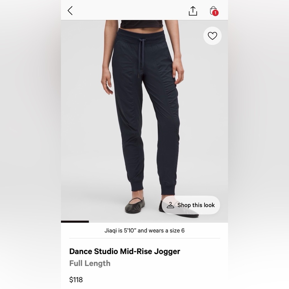 Lululemon Dance Studio Jogger